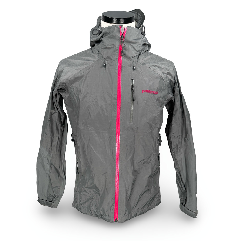 Patagonia Torrentshell Stretch H2No Rain Jacket Womens‎ Small Gray FLAWS READ